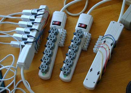 Lights wired